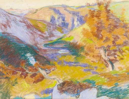 Vue de Mont St Sauveur by Armand Guillaumin