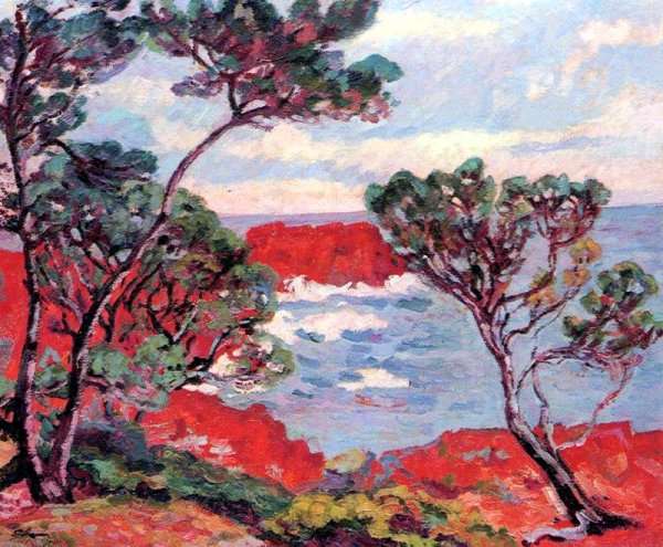 Agay, Les Rochers Rouges by Armand Guillaumin