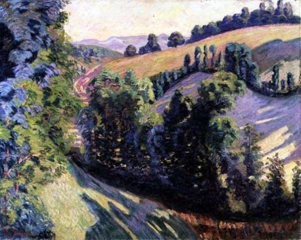 Paysage A Pontgibaud by Armand Guillaumin
