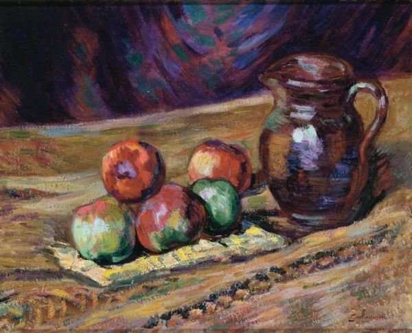 Nature Morte Et Pommes by Armand Guillaumin