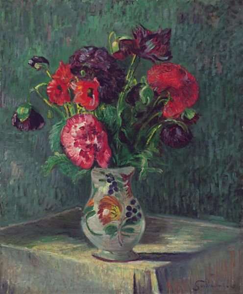 Nature Morte Au Vase De Fleurs by Armand Guillaumin
