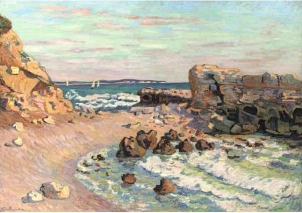 La Pierriere A Saint-Palais, Maree Montante by Armand Guillaumin