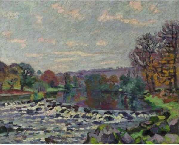 Le Barrage De Genetin by Armand Guillaumin