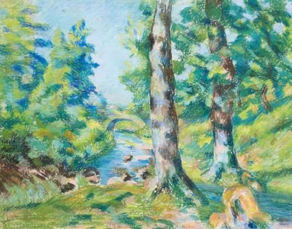 Bord De La Sedelle Pres Du Moulin De La Folie, Crozant by Armand Guillaumin