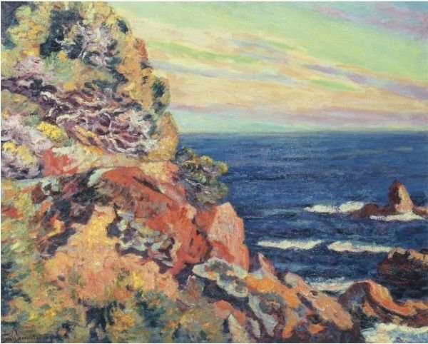 Les Baumettes A Agay by Armand Guillaumin