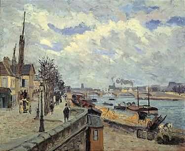 La Seine A Paris by Armand Guillaumin