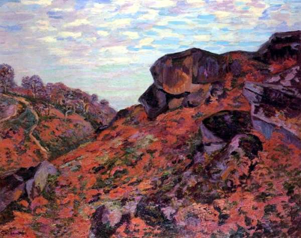 Crozant, les Monts Sedelle, matin by Armand Guillaumin