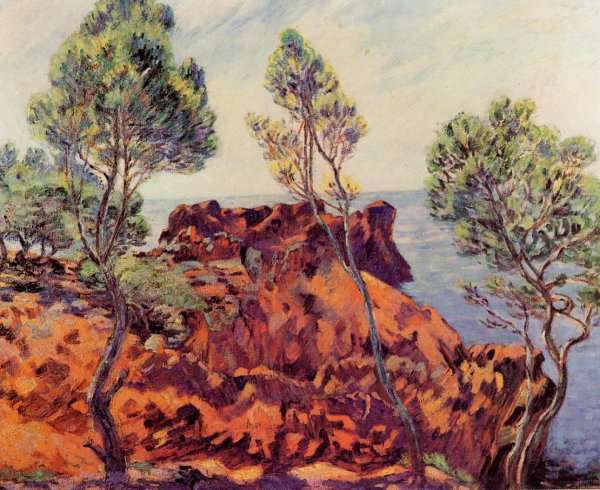 Agay   The Red Rocks by Armand Guillaumin