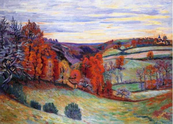 Barnyard Crozant by Armand Guillaumin