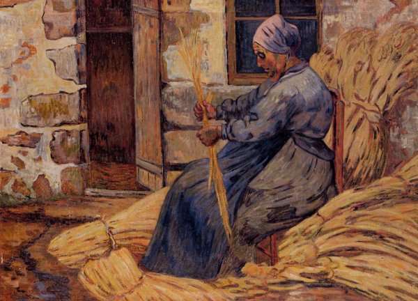 Basket Maker  Damiette by Armand Guillaumin