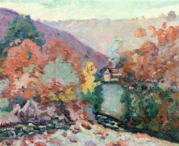 Landscape Of La Cruese  La Folie by Armand Guillaumin