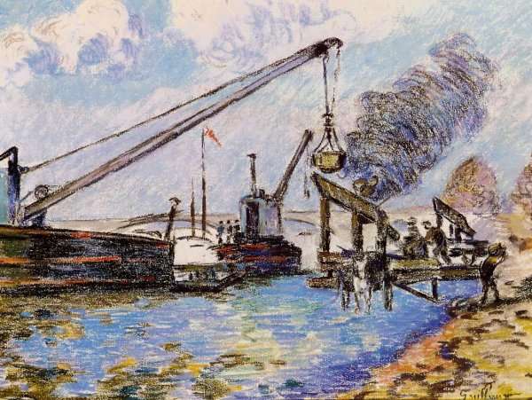 Paris   Quai De La Rapee by Armand Guillaumin