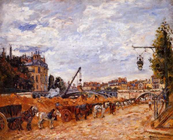 Pont Marie  Quai Sully by Armand Guillaumin