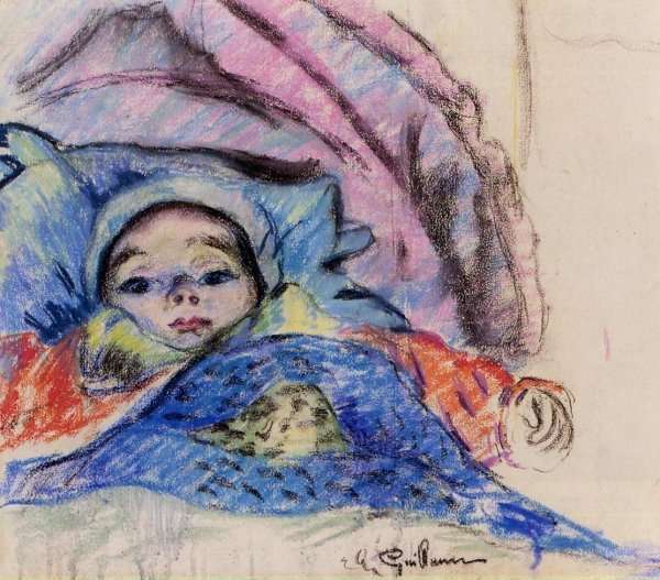 Portrait Of Andre by Armand Guillaumin