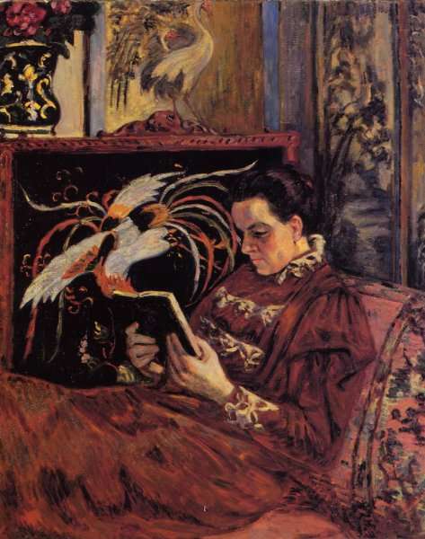 Portrait Of Madame Guillaumin by Armand Guillaumin