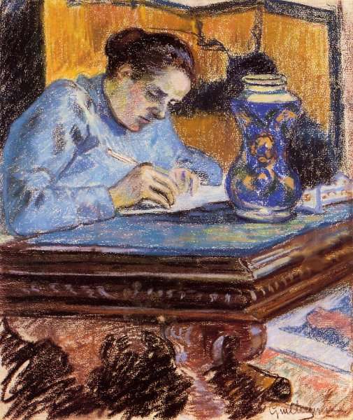Portrait Of Madame Guillaumin2 by Armand Guillaumin