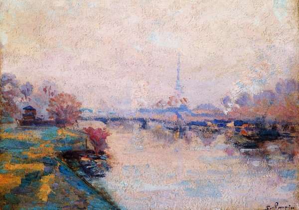 The Banks Of The Seine At Paris by Armand Guillaumin
