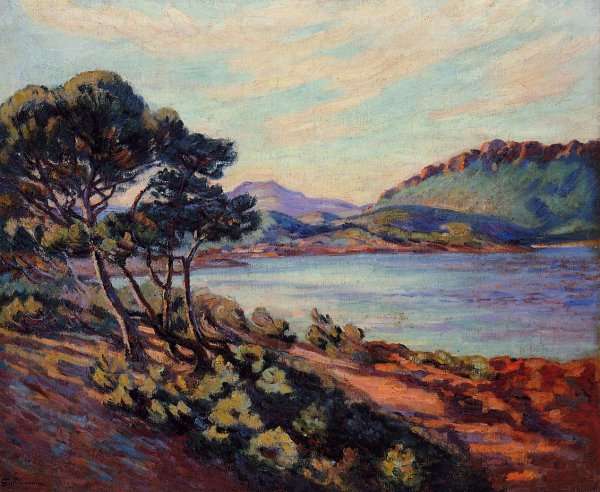 The Bay At Agay by Armand Guillaumin