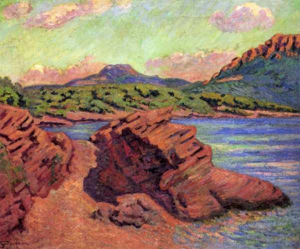 The Bay Of Agay by Armand Guillaumin