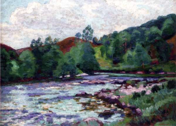 The Dam At Ganetin by Armand Guillaumin