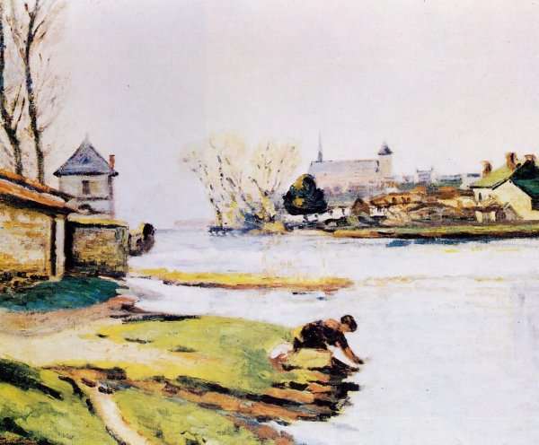 The Resevoir At Poitiers by Armand Guillaumin