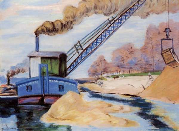 The Sand Quarry by Armand Guillaumin