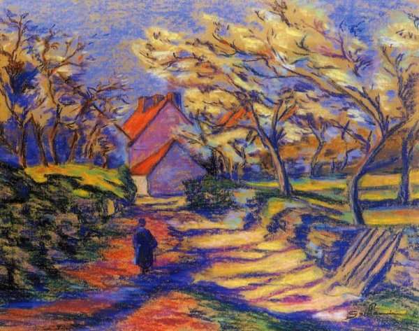 Village Street by Armand Guillaumin