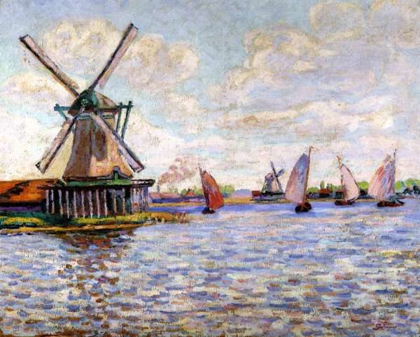 Windmills In Holland by Armand Guillaumin