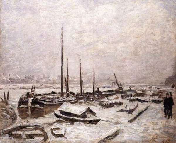 The Seine in Winter by Armand Guillaumin
