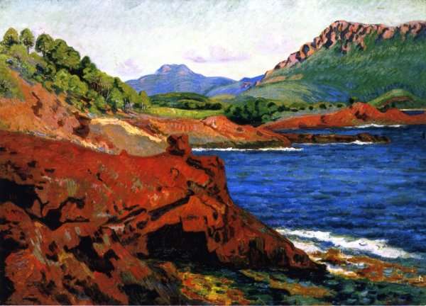 Agay, la pointe du Dramont Saint-Martin by Armand Guillaumin