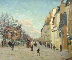Armand Guillaumin - Paris, Quai de Bercy, Snow Effect, c.1873-74