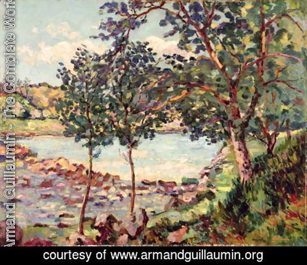 Armand Guillaumin - Landscape with a Lake