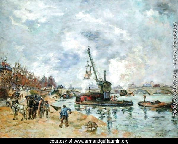At the Quay de Bercy in Paris, 1874