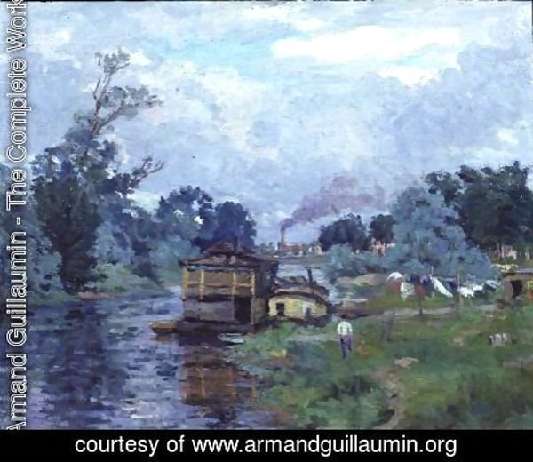 Armand Guillaumin - River Landscape