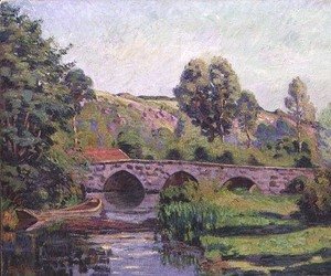 Armand Guillaumin - The Bridge at Boigneville, c.1894