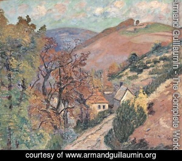 Armand Guillaumin - Mountain Landscape - Pontgibaud
