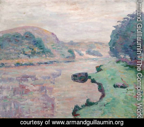 Armand Guillaumin - Brouillard sur la Creuse, rocher de l'Echo