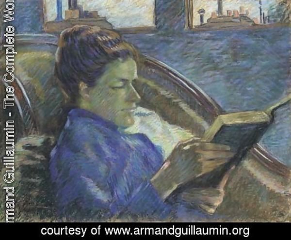 Armand Guillaumin - La lecture de Mme Guillaumin