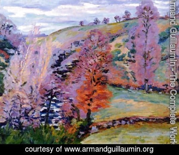 Armand Guillaumin - Crozant Landscape Aka Grey Weather