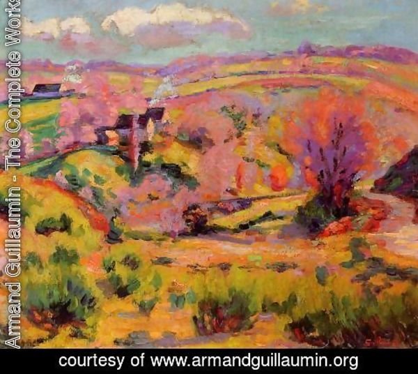 Armand Guillaumin - La Creuse Landscape  Spring