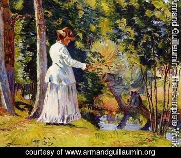 Armand Guillaumin - Madame Guillaumin Fishing