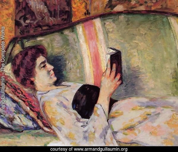 Portrait Of Marguerite Guillaumin Reading