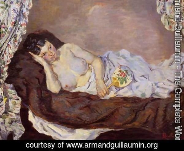 Armand Guillaumin - Reclining Nude