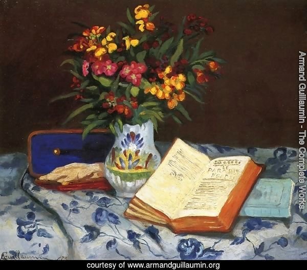 Still Life With Box With Blue Gloves