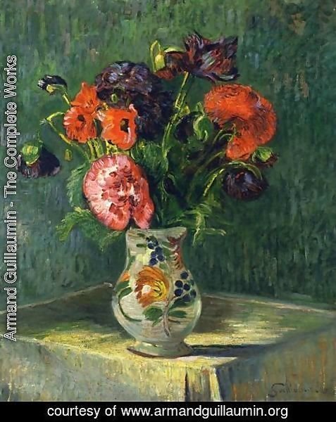Armand Guillaumin - Still Life With Flowers