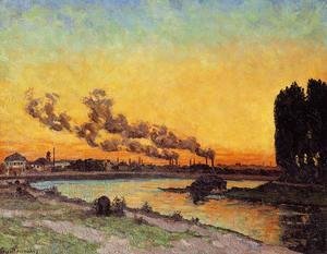Armand Guillaumin - Sunset At Ivry 1873