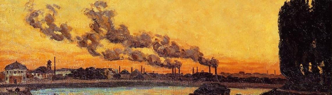 Armand Guillaumin - Sunset At Ivry 1873