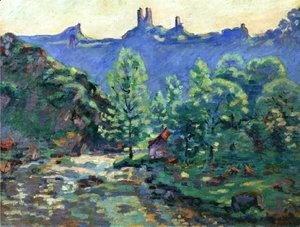 Armand Guillaumin - The Moulin Brigand  Ruins Of Chateau De Crozant