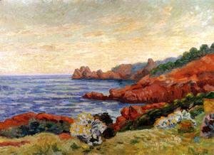 The Red Rocks At Agay