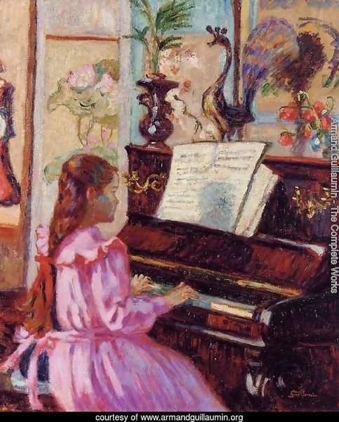 Young Girl At The Piano